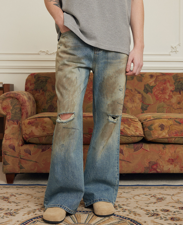Dreamstarpro® Distressed Flare Jeans