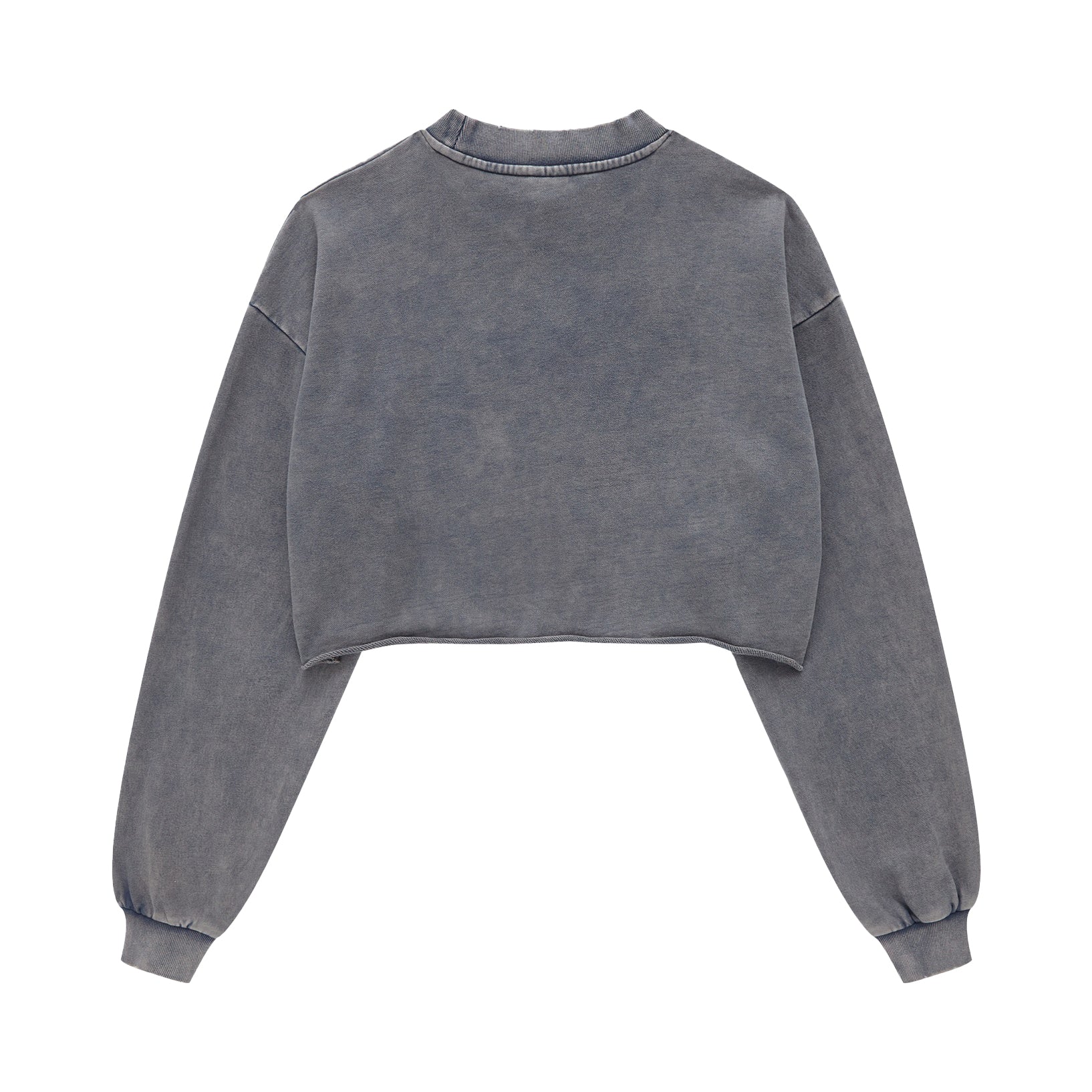 DSP-LUX Signature Crop Hoodie – Charcoal Fade