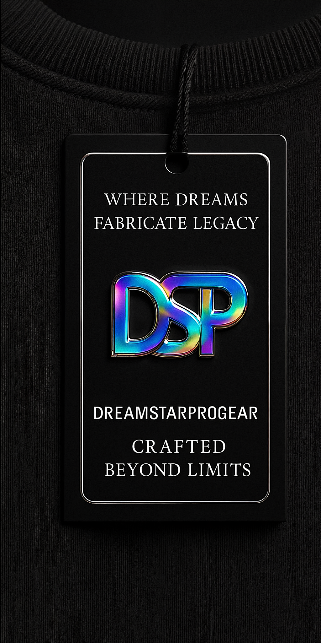 DSP-LUX Limited Black Hoodie – Midnight Edge