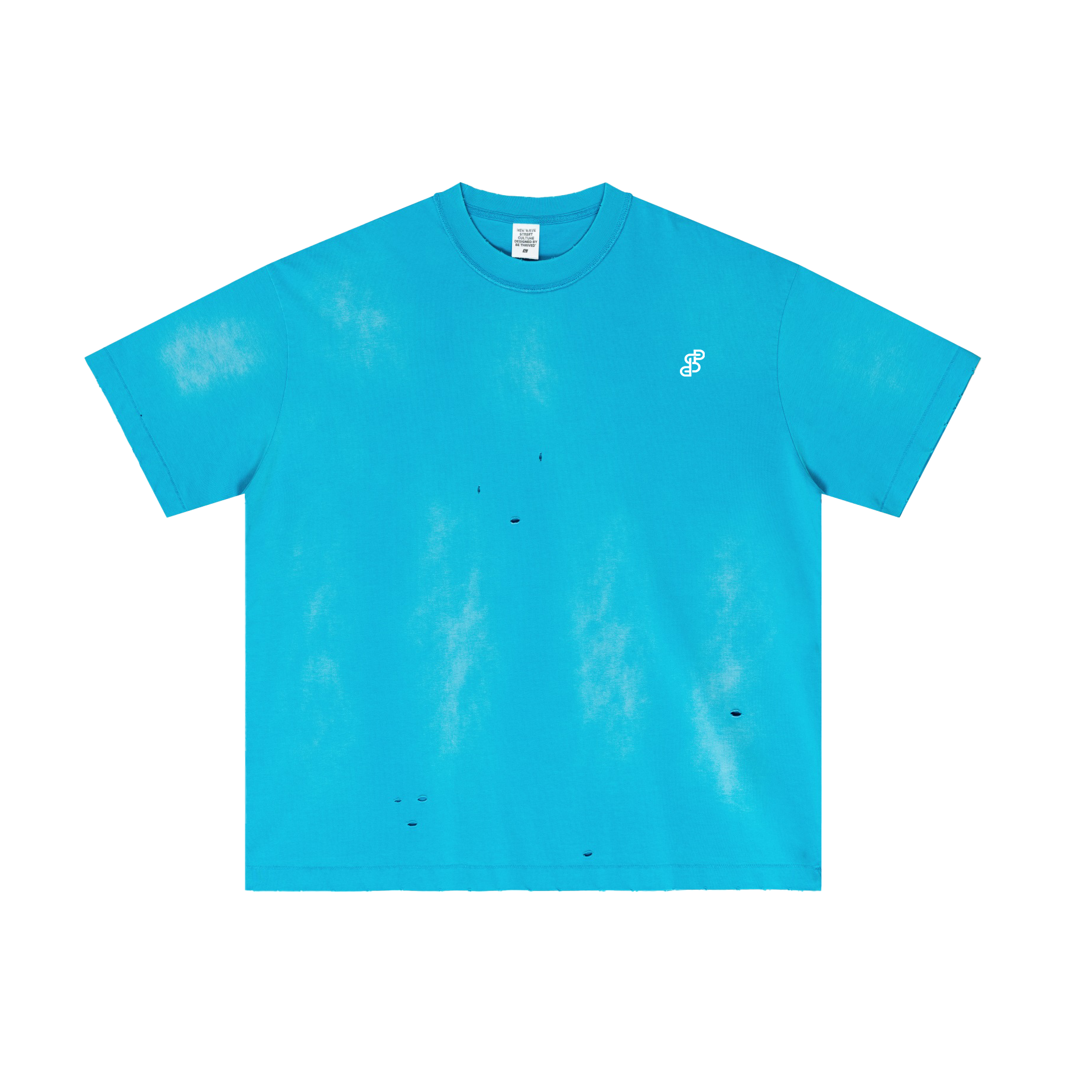 Dreamstarpro® Aqua Distressed T-Shirt