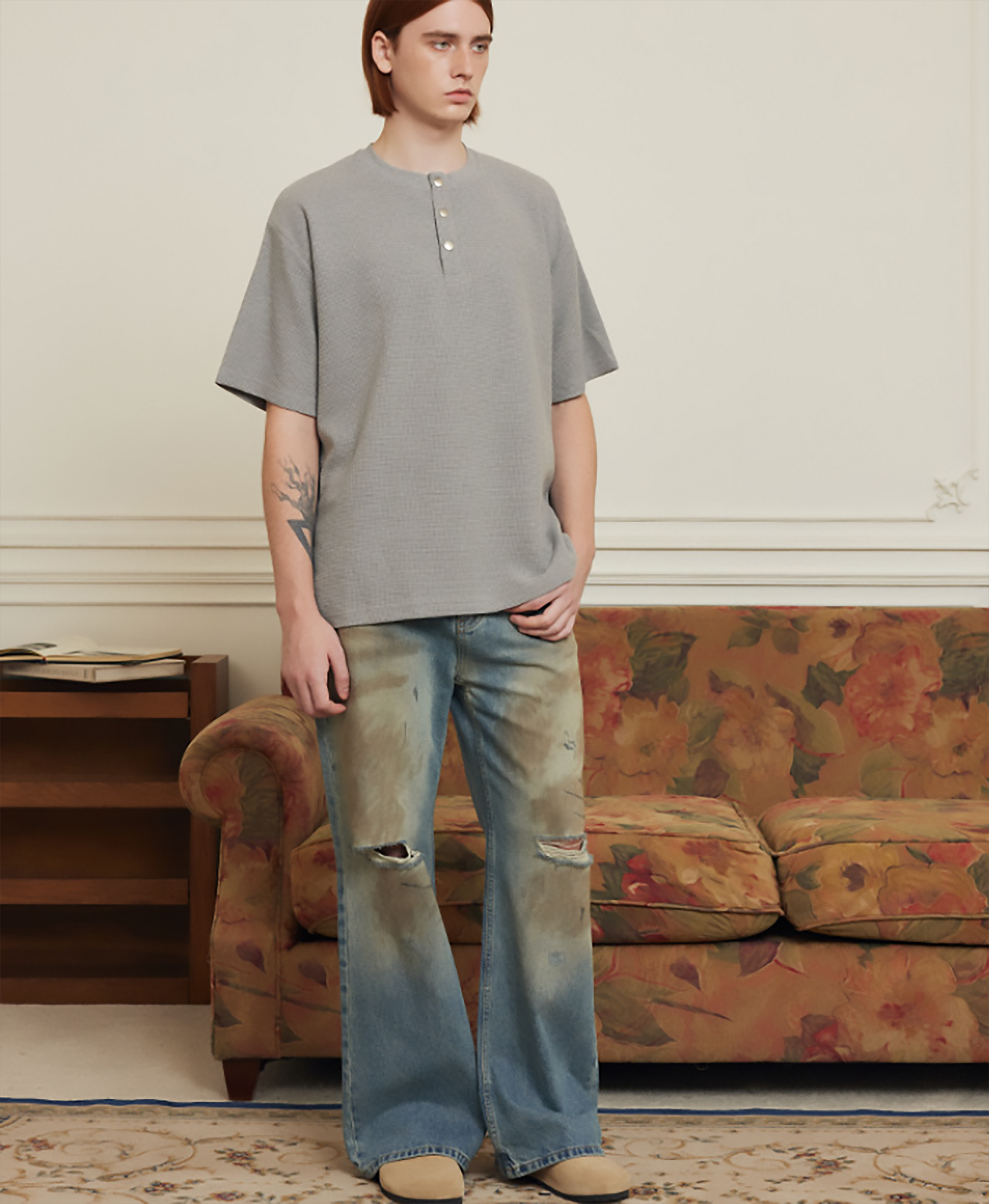 Dreamstarpro® Distressed Flare Jeans