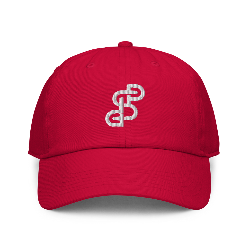 DSP Signature Cap – Premium Cotton Red Cap with Embroidered Logo