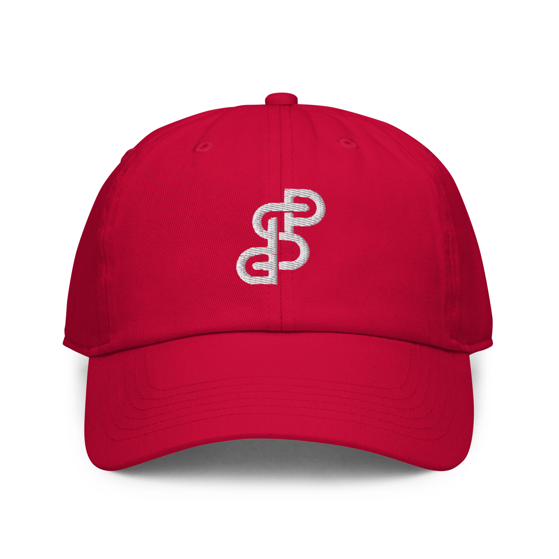 DSP Signature Cap – Premium Cotton Red Cap with Embroidered Logo